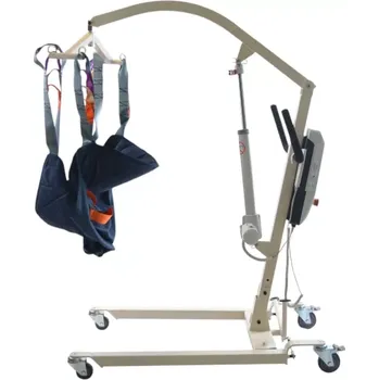 zvedák Elektrický zvedák pacientů Newton s ovládáním a nastavitelným podstavcem - 150 kg