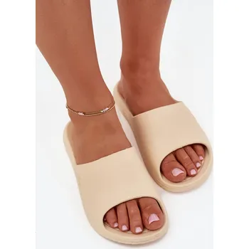 Dámské pantofle Dámské Pantofle 4F 4FMM00FFLIF093A-56S Barva: Béžová, Velikost: 39