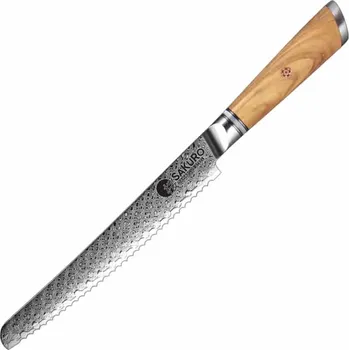Kuchyňský nůž SaKuRo Olive 20,3 cm nůž na pečivo 203 mm