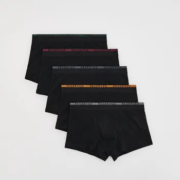 Reserved - Sada 5&nbsp;boxerek classic - černý - 040ES-99X - 040ES-99X-S