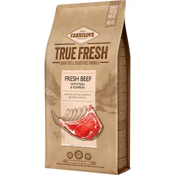 Krmivo pro psa 2x11,4kg Carnilove True Fresh Beef Adult – výhodné balení