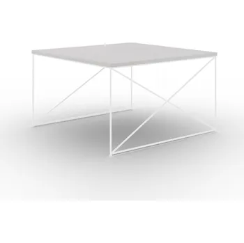 Konferenční stolek ADRK Konferenční stolek NELIA W-BE 75, beton/bílá