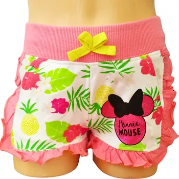 Dívčí kraťasy Sun City Dívčí šortky MINNIE ananas s volánky Barva: Růžová, Velikost: 104