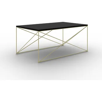 Konferenční stolek ADRK Konferenční stolek DANTE G-B 100, černá/zlatá