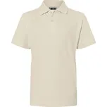 James&Nicholson Dětská polokošile JN070K Stone M (122/128)