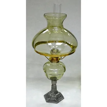 Petrolejová lampa Petrolejová lampa s cínovou nohou - lesní zelená | 53922