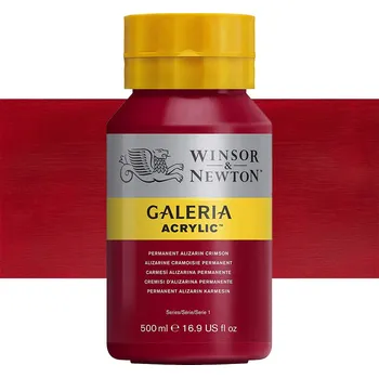 Výtvárné potřeby Akrylová barva Winsor & Newton 500ml - Permanent Alizarin Crimson