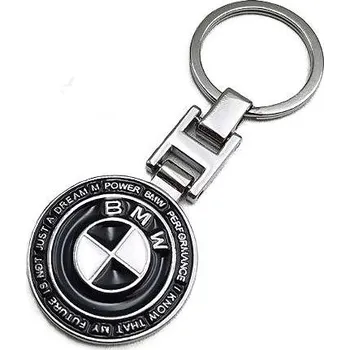 Tuning Mjakes černobílá klíčenka přívěsek pro vozy BMW M 50 years