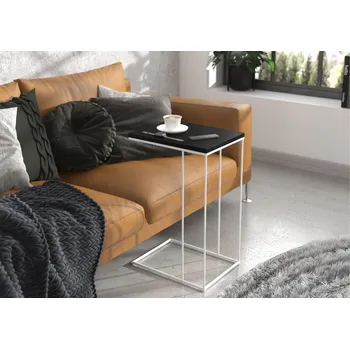 Konferenční stolek ADRK Laptop stolek DRU W-B 30, černá/bílá