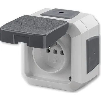 Elektrická zásuvka ABB Variant Plus 5518N-C02540 S šedá