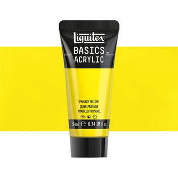 Vodová barva Akrylová barva Liquitex Basics - Primary Yellow Balení: 22 ml