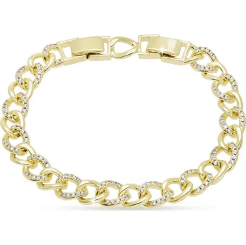 Náramek DUBAI 2959 zlacený náramek s copánkovým vzorem Ellami