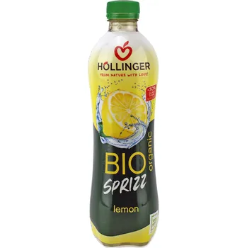 Limonáda Citronový šumivý nápoj s 30 % méně cukru bio 500 ml - Hollinger