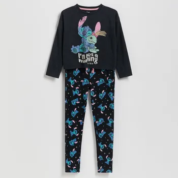 Reserved - Dvoudílné pyžamo Lilo & Stitch - tmavě šedá - 211GE-90X - 211GE-90X-U13