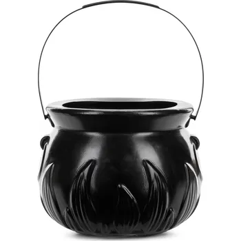 Party dekorace Černý kotlík na čarodějnice 18x13,5 cm – dekorace na Halloween