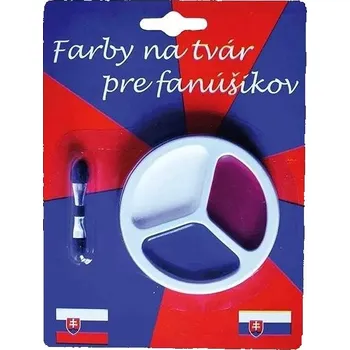 Výtvárné potřeby SPORTTEAM® Barvy na obličej SR 1 2 ks
