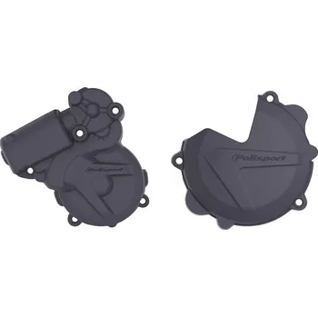 Alternátor POLISPORT sada krytu alternátoru a spojky HUSQVARNA TE 250/300 14-16 barva tmavě modrá (POLISPORT sada krytu alternátoru a spojky HUSQVARNA TE 250/300 14-16 barva tmavě modrá)