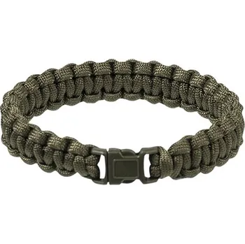 Lany Náramek paracord oliv Miltec Vyberte velikost: XL pro max obvod 23,5 cm