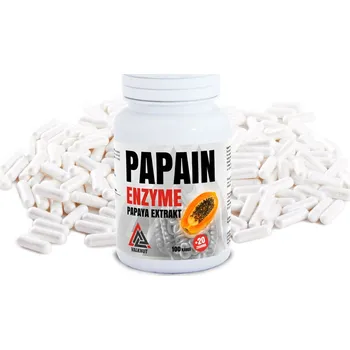 Přírodní produkt Valknut Papain enzyme - Papaya extrakt 200 mg 120 kapslí