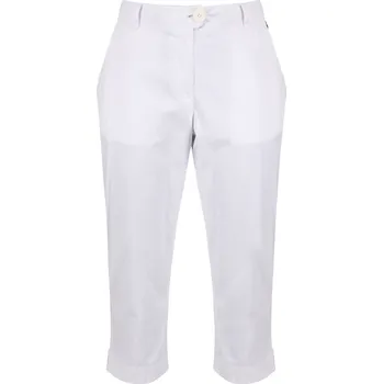 Dámské kraťasy Dámské tříčtvrteční kalhoty Regatta Maleena Barva: 900 White, Velikost: 18