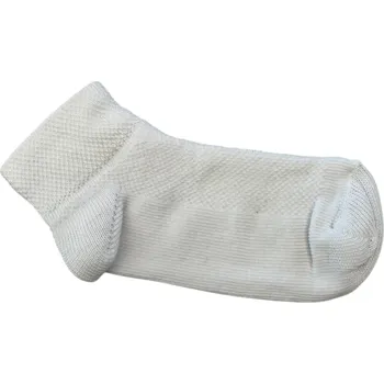 Dětské ponožky s lycrou nízké bílé, Velikost: 19 - 20 (29 - 30), Barva: Bílá