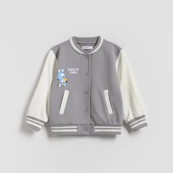 Dívčí mikina Reserved - Mikina Bluey - světle šedá - 383DB-09X - 383DB-09X-92