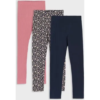 Dívčí kalhoty Sinsay - Sada 3 legín - vícebarevná - 894GH-MLC - 894GH-MLC-98