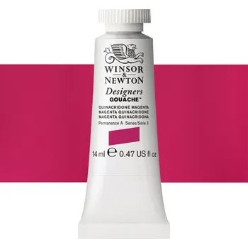 Vodová barva Kvašová barva Winsor & Newton - Quinacridone Magenta