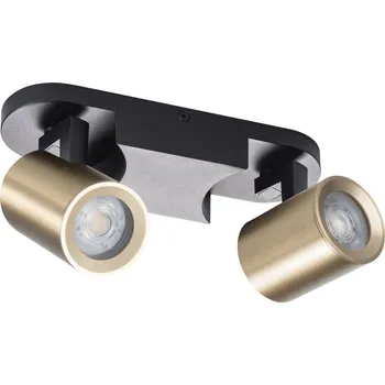 Bodové svítidlo Kanlux 38961 - Bodové svítidlo LAURIN 2xGU10/10W/230V mosaz/černá