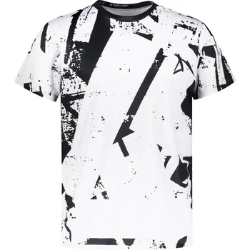 Pánské tričko Pánské funkční triko premium ALTISPORT VOJ/ALM079TR01 BÍLOČERNÁ 4XL