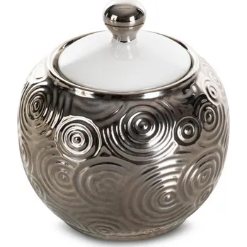 Cukřenka Cukřenka ALTEA stříbrná / bílá (2 ks)