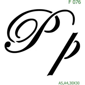 Šablona F 076 - A4 , Lepící fólie