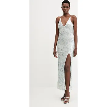 Dámské šaty Šaty Bardot 59956DB tyrkysová 60X, vel. L