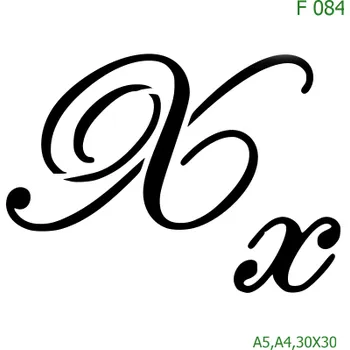 Šablona F 084 - A4 , Nelepící folie