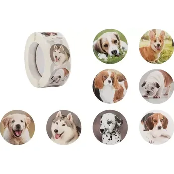 samolepka Dekorativní samolepky Psi - 100 ks