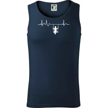 EKG houpačka - Tílko pánské Core - S ( Námořní modrá (téměř černá) )