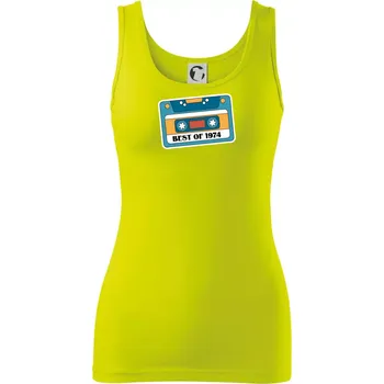 Narozeniny kazeta Best of 1974 - Dámské tílko - S ( Limetková )