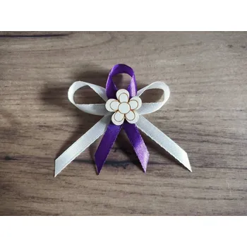 Svatební dekorace Vývazek jednoduchá květina Pouze dřevěná dekorace