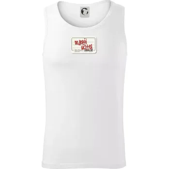 Nejlepší učitel sešit - Tílko pánské Core - L ( Bílá )