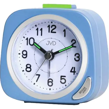 Budík Analogový budík JVD SRP7202.2 s plynulým chodem, modrý