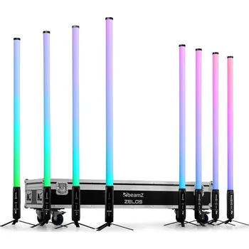 Světelný efekt BeamZ Professional Zelos LED Tube Set 8ks v přepravním kufru