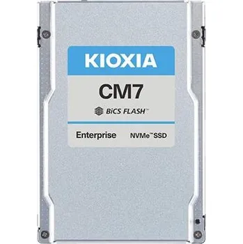 SSD disk Kioxia Enterprise SSD, CM7-R U.3 SIE U.3 Series, 7680 GB, PWPD:1, PCIe Gen5 1x4, 2x2, U.3 15mm, 14000/6750 MB/s, 2450/3