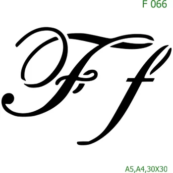 Šablona F 066 - A4 , Lepící fólie