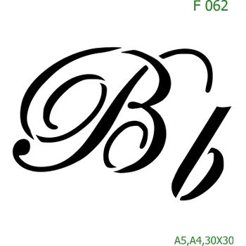 Šablona F 062 - 30 x 30 cm , Nelepící folie