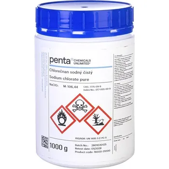 Zdravotnický materiál Chlorečnan sodný, č., 1000 g, Penta