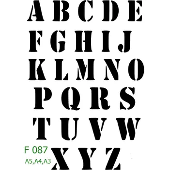 Šablona F 087 - A5 , Lepící fólie