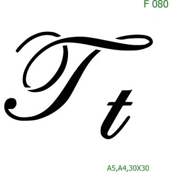 Šablona F 080 - A4 , Lepící fólie