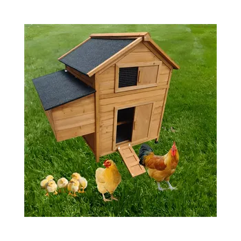 Nejprodávanější kurník typu domku bez výběhu pro 7-8 slepic. Lehce umístitelné automatické otevírání. Garden III, 125x100x110cm.