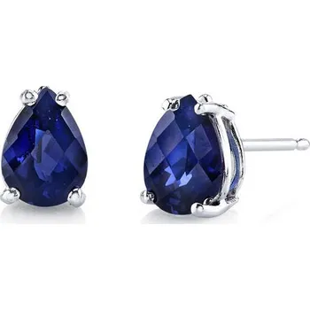 Šperk Safírové slzy ve zlatých naušnicích Reata