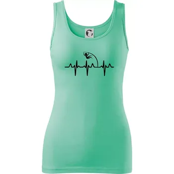 EKG skok o tyči - Dámské tílko - M ( Mátová )